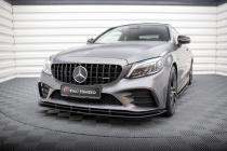 Mercedes AMG C43 Coupe C205 Facelift 2018-2022 Street Pro Frontläpp / Frontsplitter Maxton Design